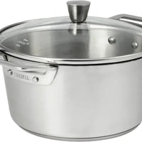 Cristel - 1.5 QT Stainless Steel Stewpot with Lid - F16MV