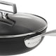 Cristel - 1.9 QT Non-Stick Sauté-Pan With Lid and Fixed Handle Castel'Pro Ultralu Collection - S24CPFAE