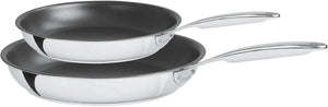 Cristel - 2-Piece Non-Stick Frying Pans Set Castel' Pro Multiply® Collection - S2PCPFTEN