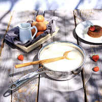 Cristel - 2 QT 5-Ply Stainless Steel Saucepan - Castel'Pro Ultraply Collection - C20CPFN