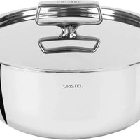 Cristel - 2 QT 5-Ply Stainless Steel Saucepan - Castel'Pro Ultraply Collection - C20CPFN