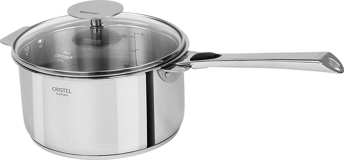 Cristel - 2 QT Casteline Saucepan with Domed Lid - C16QMPKP