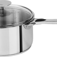 Cristel - 2 QT Casteline Saucepan with Domed Lid - C16QMPKP