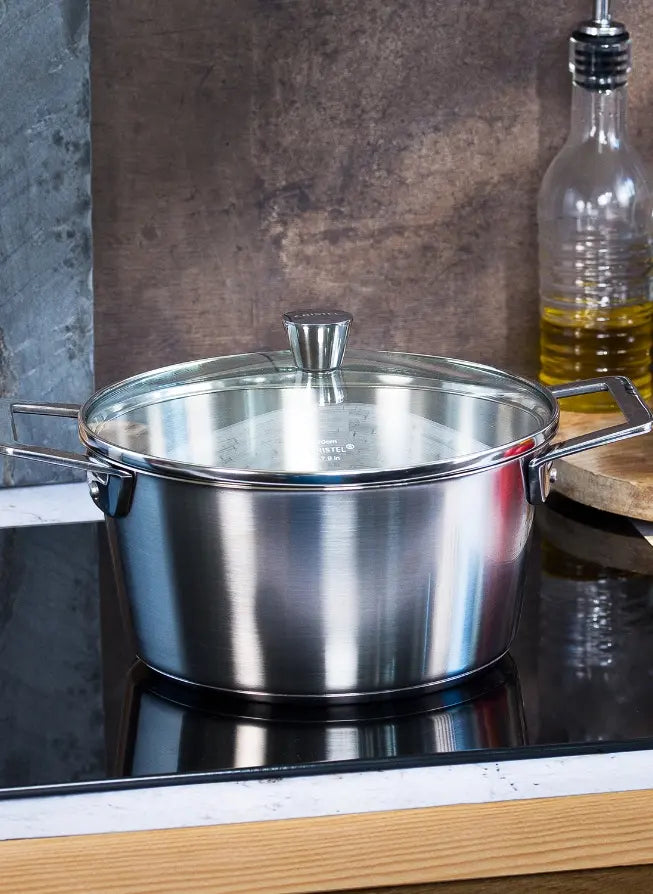 Cristel - 2 QT Stainless Steel Stewpot with Lid - F18MV