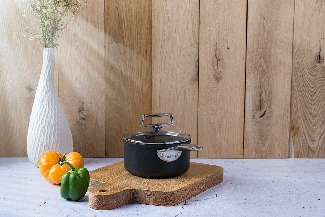 Cristel - 3 QT Saucepan with Lid Castel'Pro Ultralu - C20CPFAEKV - DISCONTINUED