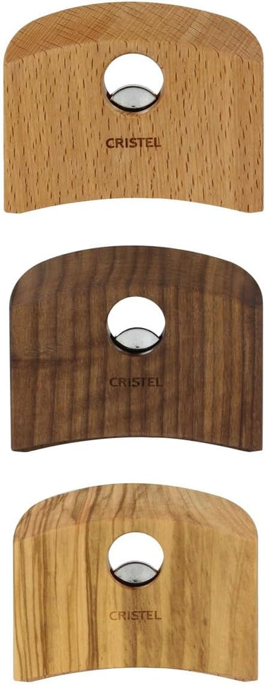 Cristel - 3.2" Walnut Wood Side Handle - PLCXBN