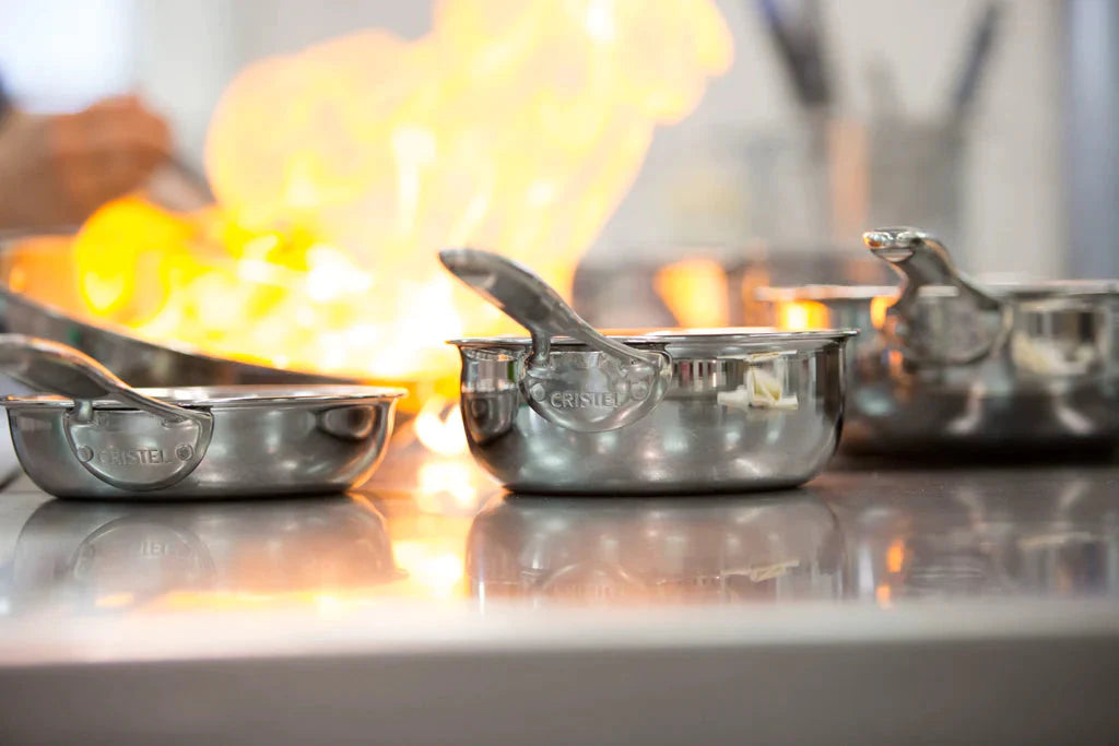 Cristel - 3.5" Mini Frying Pan with Fixed Handle Castel'Pro Collection - PS9CPF