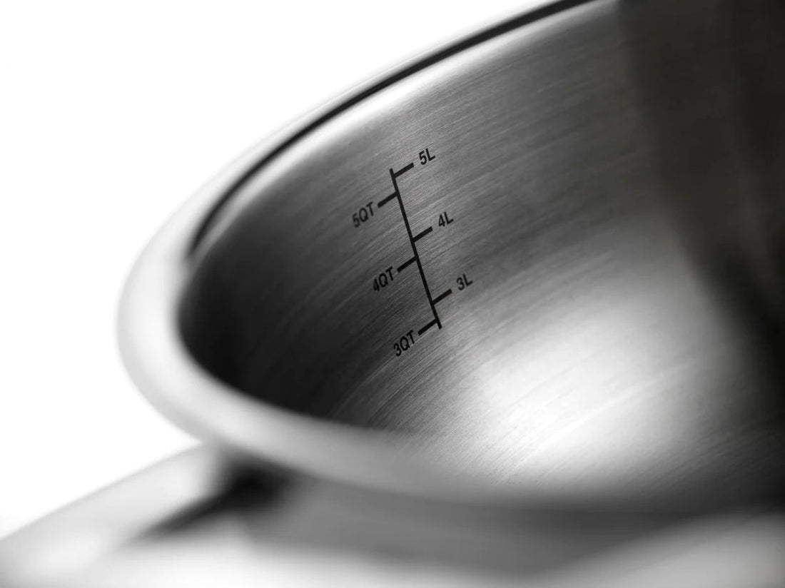 Cristel - 3.5 QT 5-Ply Stainless Steel Stewpan Castel' Pro Ultraply Collection - F24CPFN - DISCONTINUED