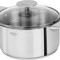Cristel - 3.5 QT Casteline Saucepan with Domed Lid - C20QMPKP