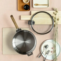 Cristel - 4.5 QT Large Stainless Steel Non-Stick Saute Pan with Lid - S26QLEKSA