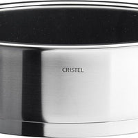 Cristel - 4.5 QT Large Stainless Steel Non-Stick Saute Pan with Lid - S26QLEKSA