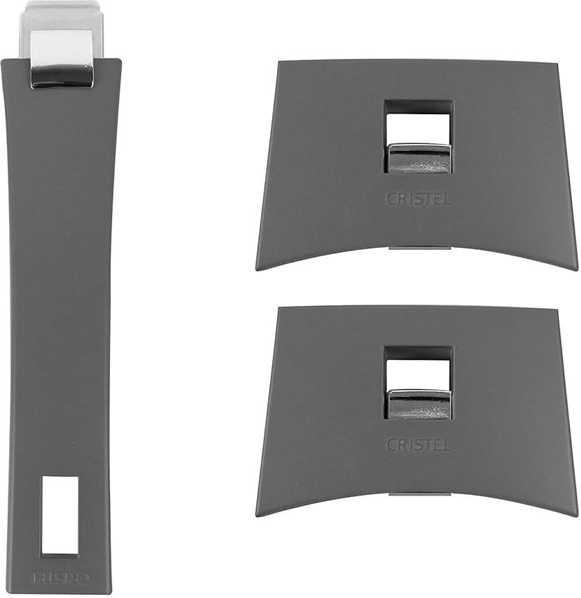 Cristel - 3.8" Grey Mutine Plman Side Handle - PLMAG