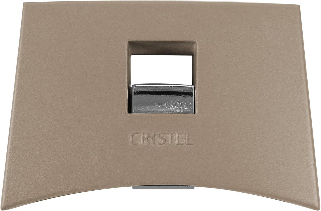 Cristel - 3.8" Taupe Mutine Plman Side Handle - PLMAT