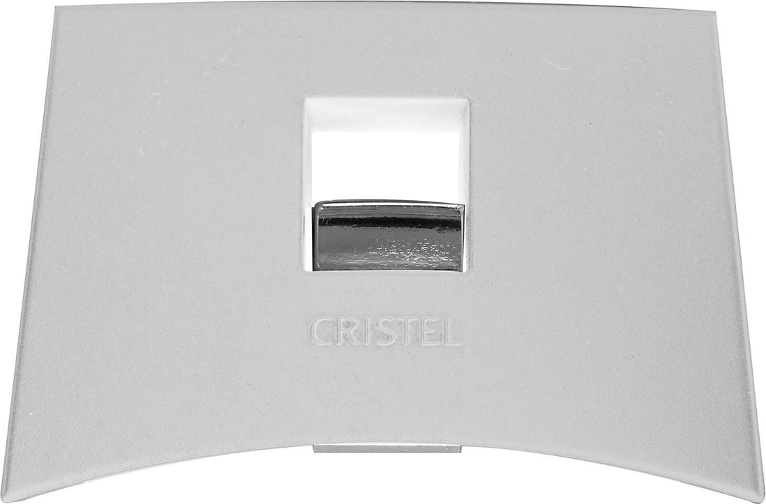 Cristel - 3.8" White Mutine Plman Side Handle - PLMAW