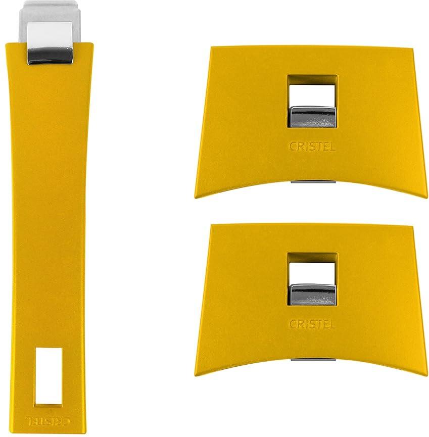 Cristel - 3.8" Yellow Mutine Plman Side Handle - PLMAJ