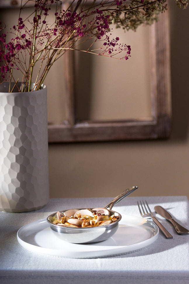 Cristel - 4" Mini Frying Pan with Fixed Handle Castel'Pro Collection - PS10CPF