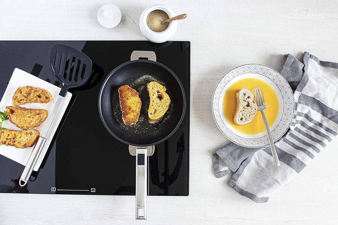 Cristel - 4-Piece Stainless Steel Mixed Frying Pan Set - ST4QLPKSA