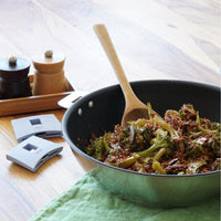Cristel - 4 QT Casteline Non-Stick Wok with Domed Glass Lid - WOKT28QEKP - DISCONTINUED