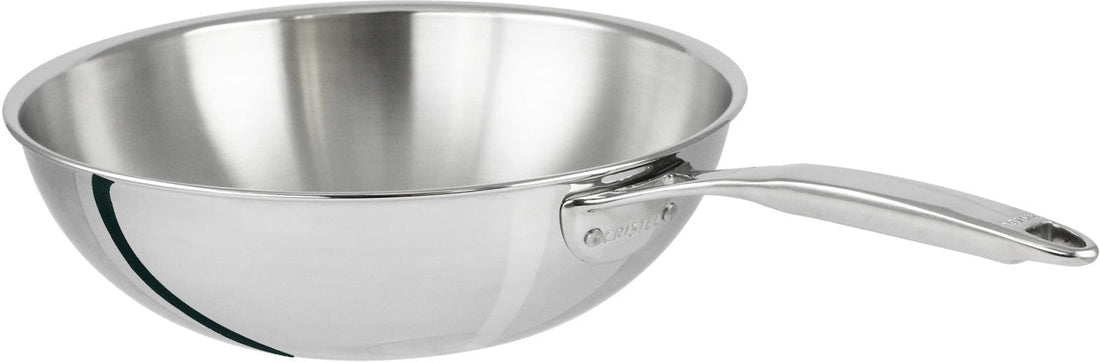 Cristel - 4.1 QT Castel'Pro Fix Handle Wok - WOK28CPFSK - DISCONTINUED