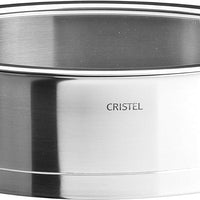 Cristel - 4.5 QT Stainless Steel Saute Pan with Lid - S26QLKSA