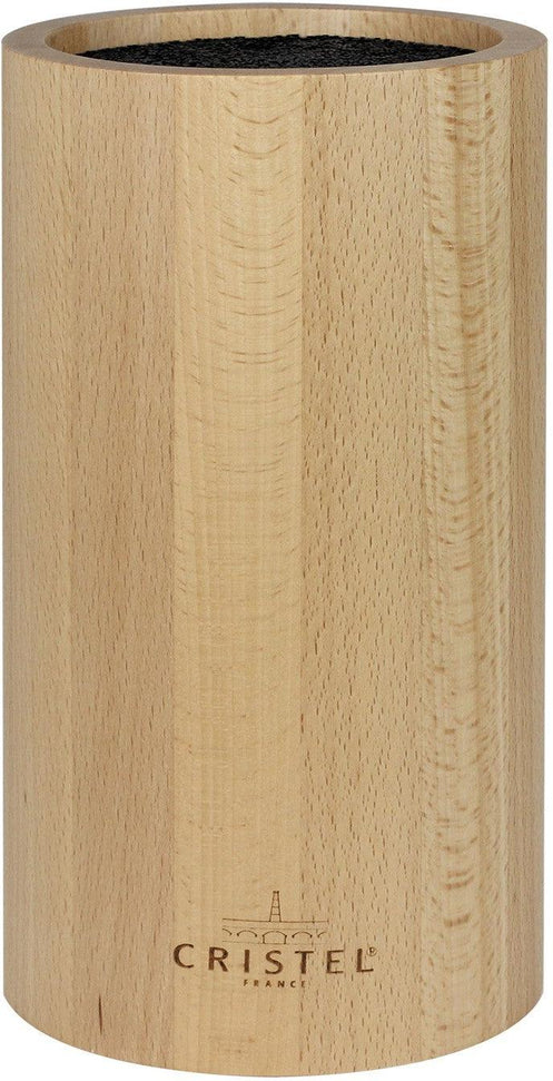 Cristel - 4.7" Beech Wood Knife Block - BCBHR