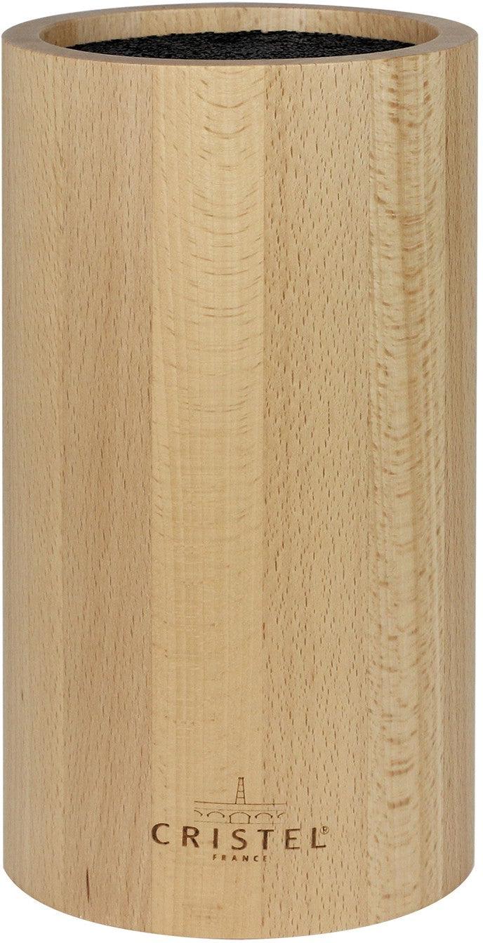 Cristel - 4.7" Beech Wood Knife Block - BCBHR