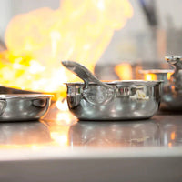 Cristel - 5" Mini Frying Pan with Fixed Handle Castel'Pro Collection - PS12CPF