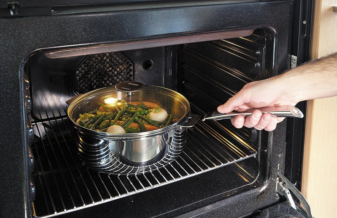 Cristel - 5 QT Casteline Saute Pan with Domed Glass Lid - S26QMPKP - DISCONTINUED