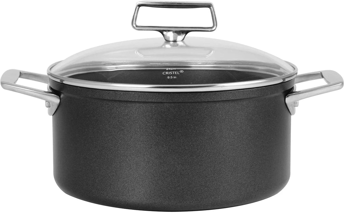 Cristel - 5 QT Stewpan with Lid Castel'Pro Ultralu - F24CPFAEKV - DISCONTINUED