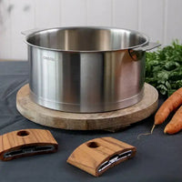 Cristel - 7 QT Stainless Steel Stewpan with Glass Lid - F26QLKSA