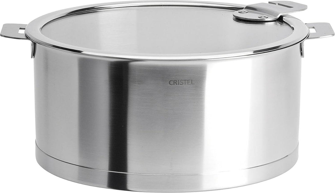 Cristel - 7 QT Stainless Steel Stewpan with Glass Lid - F26QLKSA