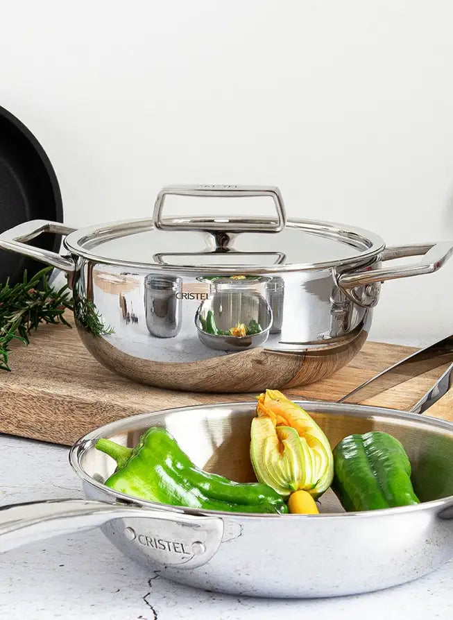 Cristel - 5.5" Stainless Steel Round Lid - K14CPFN