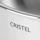 Cristel - 6 QT 5-Ply Stainless Steel Saucepan Castel'Pro Ultraply Collection - C28CPFN