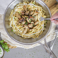 Cristel - 6.3 QT Castel Pro Fix Handle Wok - WOK32CPFSK