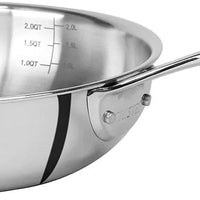 Cristel - 6.5" 5-Ply Frying Pan Castel'Pro Ultraply Collection - PS16CPFN