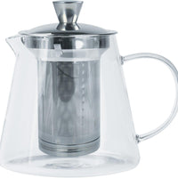 Cristel - 6.6" Oolong Glass Teapot with Unscrewable Filter - TH120VOFD