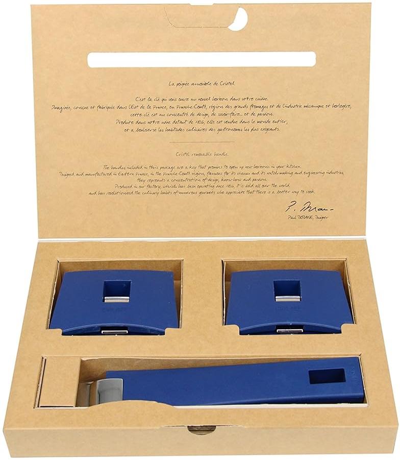 Cristel - 6.7" Blue Ink Mutine Plman Side Handle - SPPLMAEB