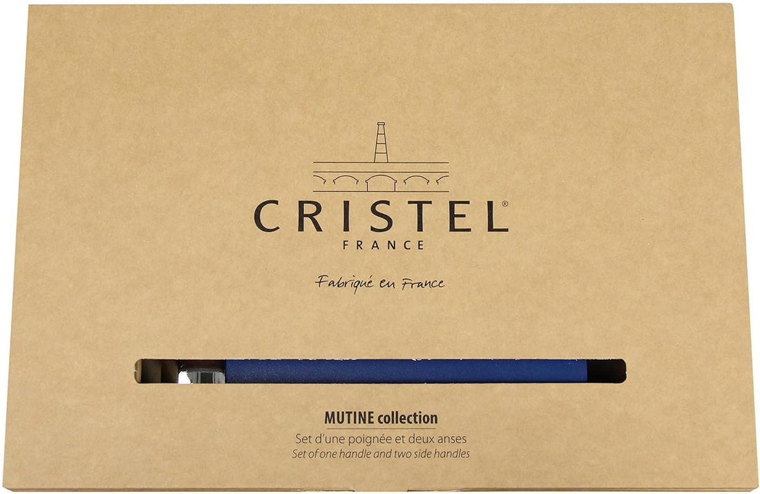 Cristel - 6.7" Blue Ink Mutine Plman Side Handle - SPPLMAEB