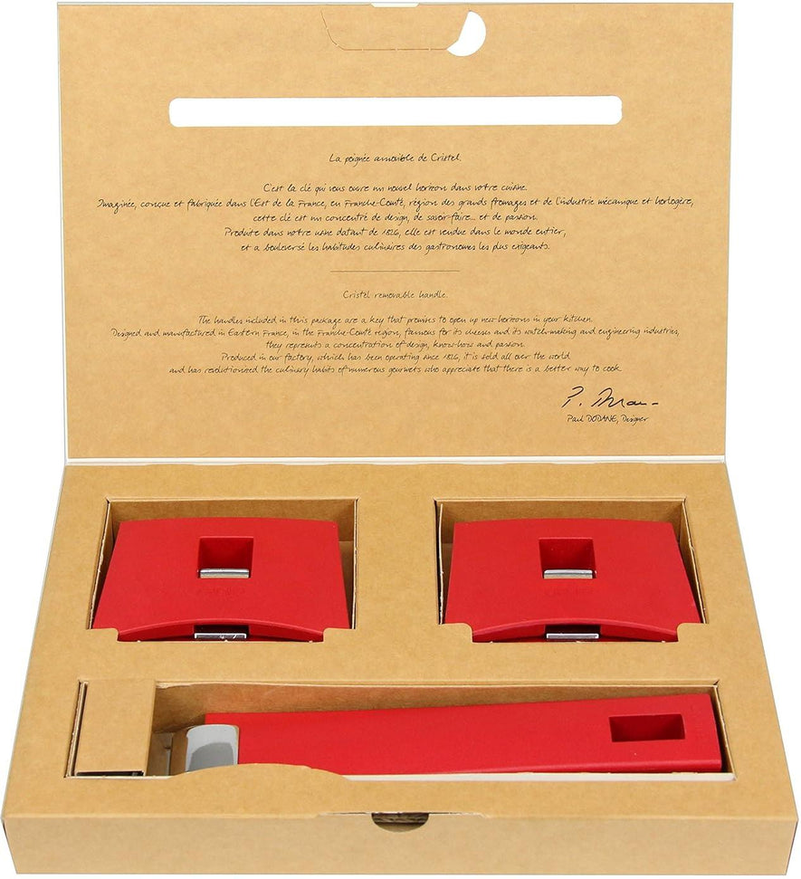 Cristel - 6.7" Raspberry Mutine Plman Side Handle - SPPLMAF