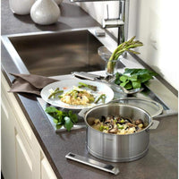 Cristel - 7-Piece Set Stainless Steel Cookware Set with Removable Handles - STQL7KSAS