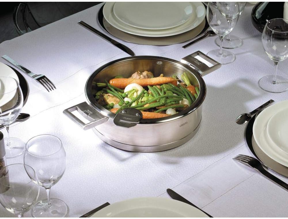 Cristel - 7-Piece Set Stainless Steel Cookware Set with Removable Handles - STQL7KSAS