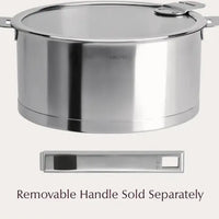 Cristel - 7 QT Stainless Steel Stewpan with Glass Lid - F26QLKSA