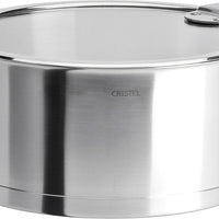 Cristel - 7 QT Stainless Steel Stewpan with Glass Lid - F26QLKSA