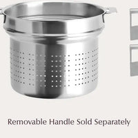 Cristel - 7 QT Stainless Steel Silver Pasta Basket - ECP22QL