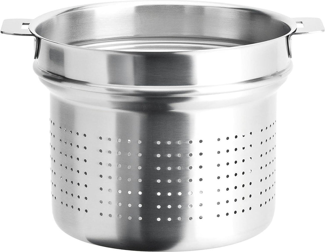 Cristel - 7 QT Stainless Steel Silver Pasta Basket - ECP22QL