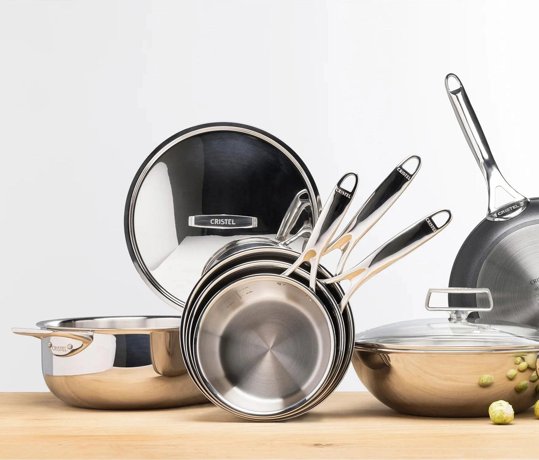 Cristel - 7'' Stainless Steel Lid Castel'Pro Ultraply Collection - K18CPFN - DISCONTINUED