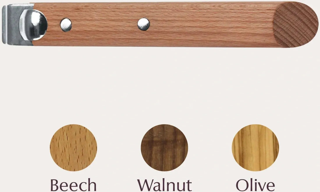 Cristel - 7.5" Beech Wood Long Handle - PCXBH