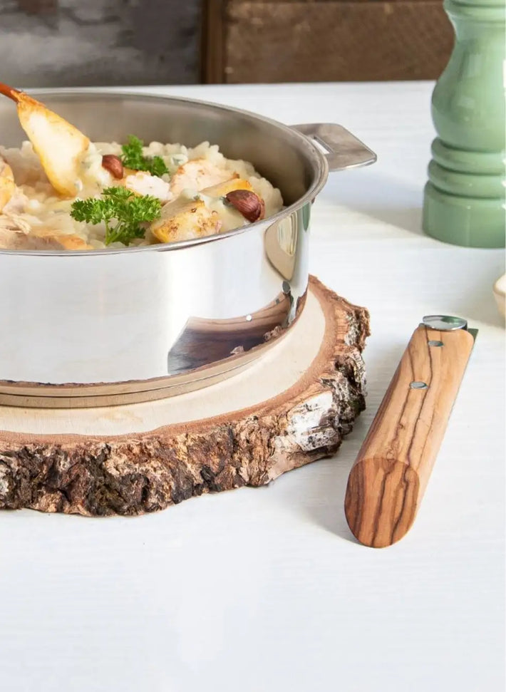 Cristel - 7.5" Beech Wood Long Handle - PCXBH