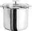 Cristel - 7.5 QT Casteline Stockpot with Domed Glass Lid - M22QKP
