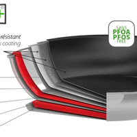 Cristel - 8'' Castel Pro Multiply Stainless Steel Non-Stick Fry Pan - P20CPFTEN